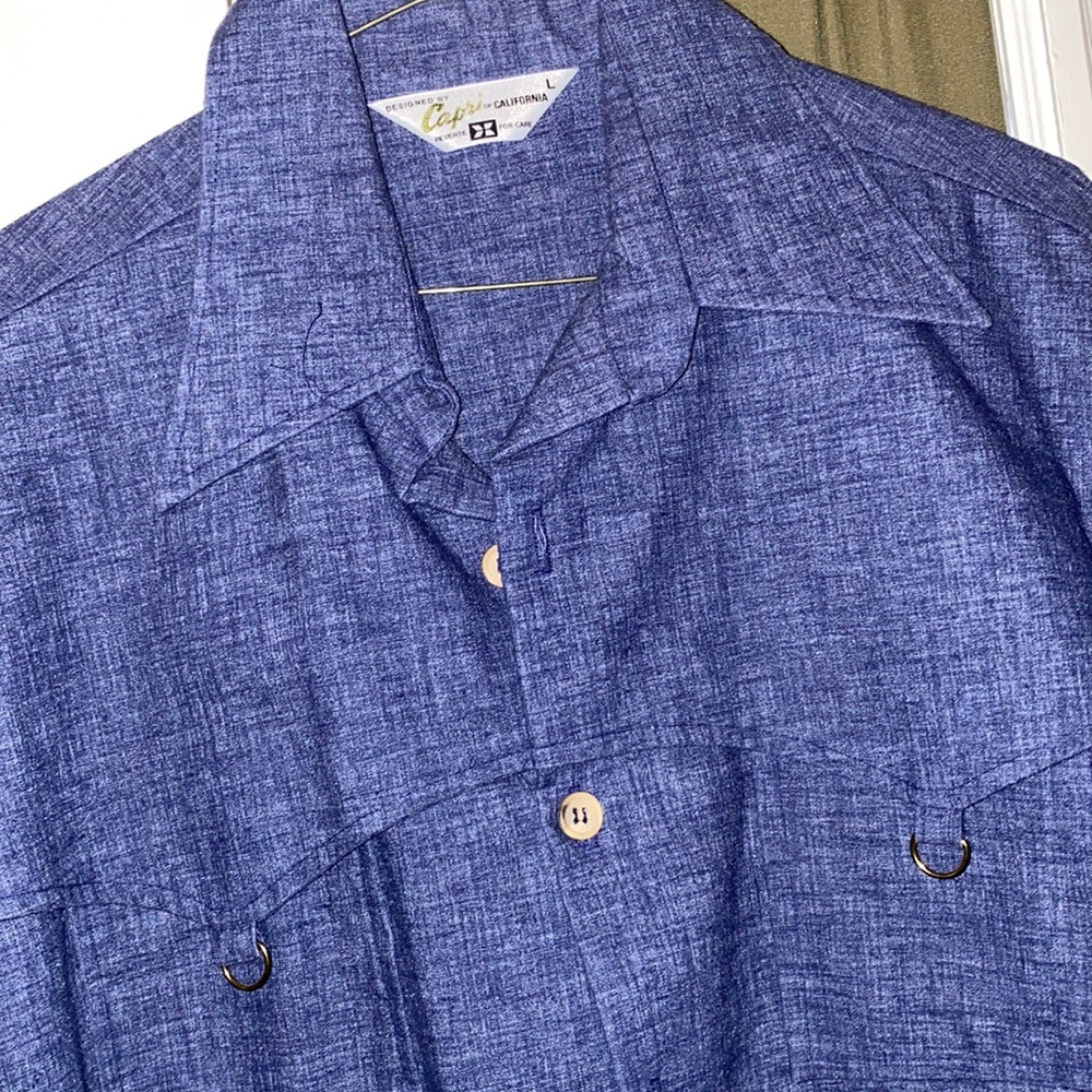 Vintage Capri of California Mens Casual Shirt